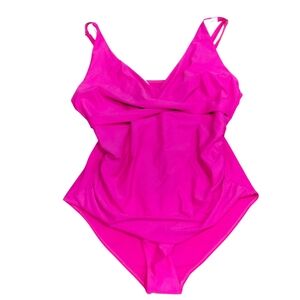 Hot Girl Magic Pink One Piece Swimsuit Size 3X